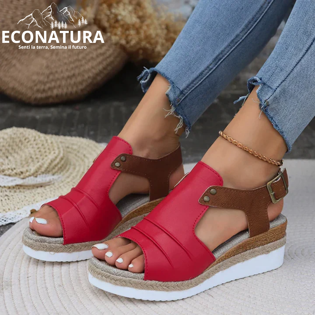 SANDALI ORTOPEDICI SABBIA - ECONATURA™ | EDIZIONE PREMIUM