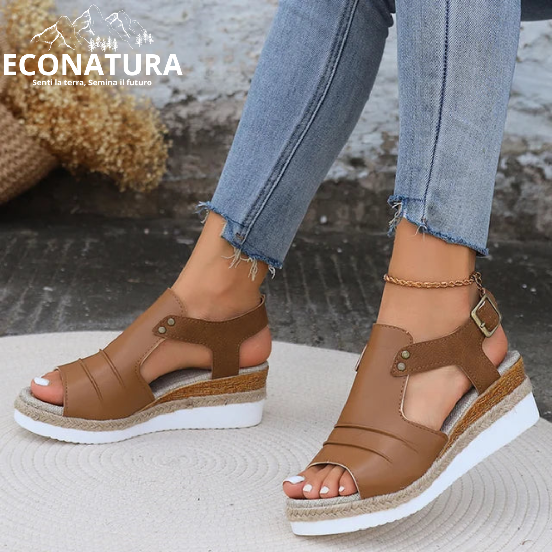 SANDALI ORTOPEDICI SABBIA - ECONATURA™ | EDIZIONE PREMIUM