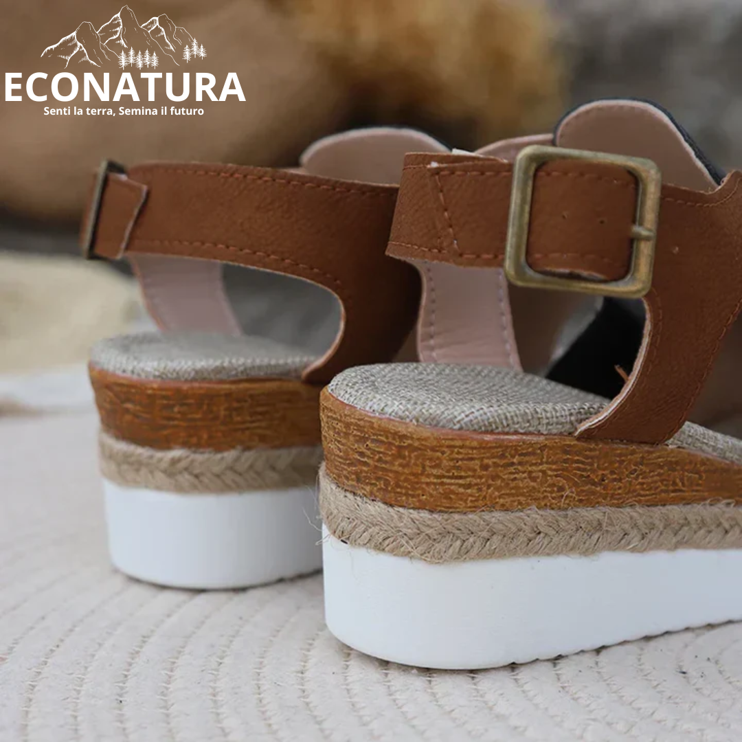 SANDALI ORTOPEDICI SABBIA - ECONATURA™ | EDIZIONE PREMIUM